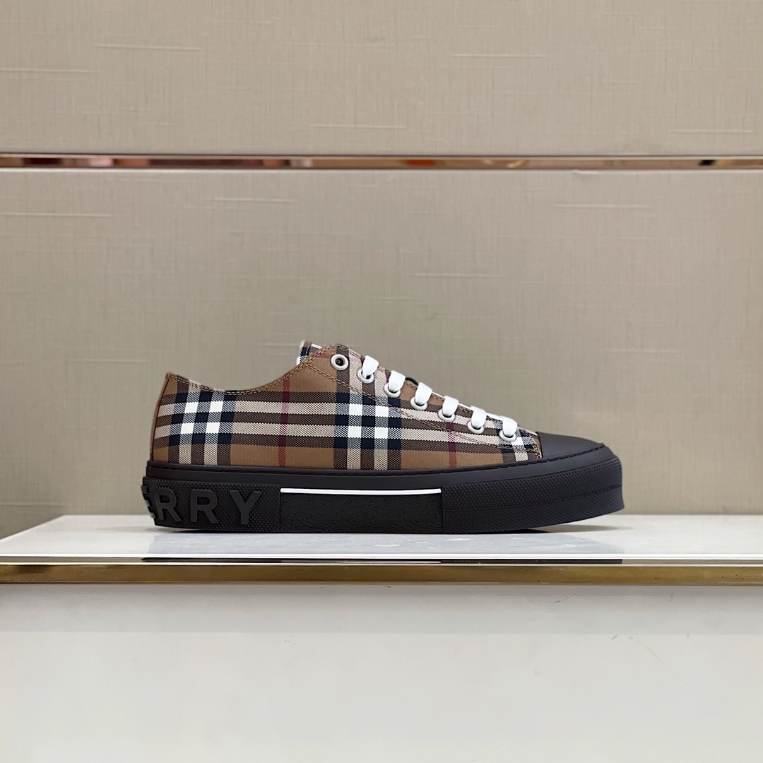 Burberry Vintage Check Cotton Sneakers - DesignerGu