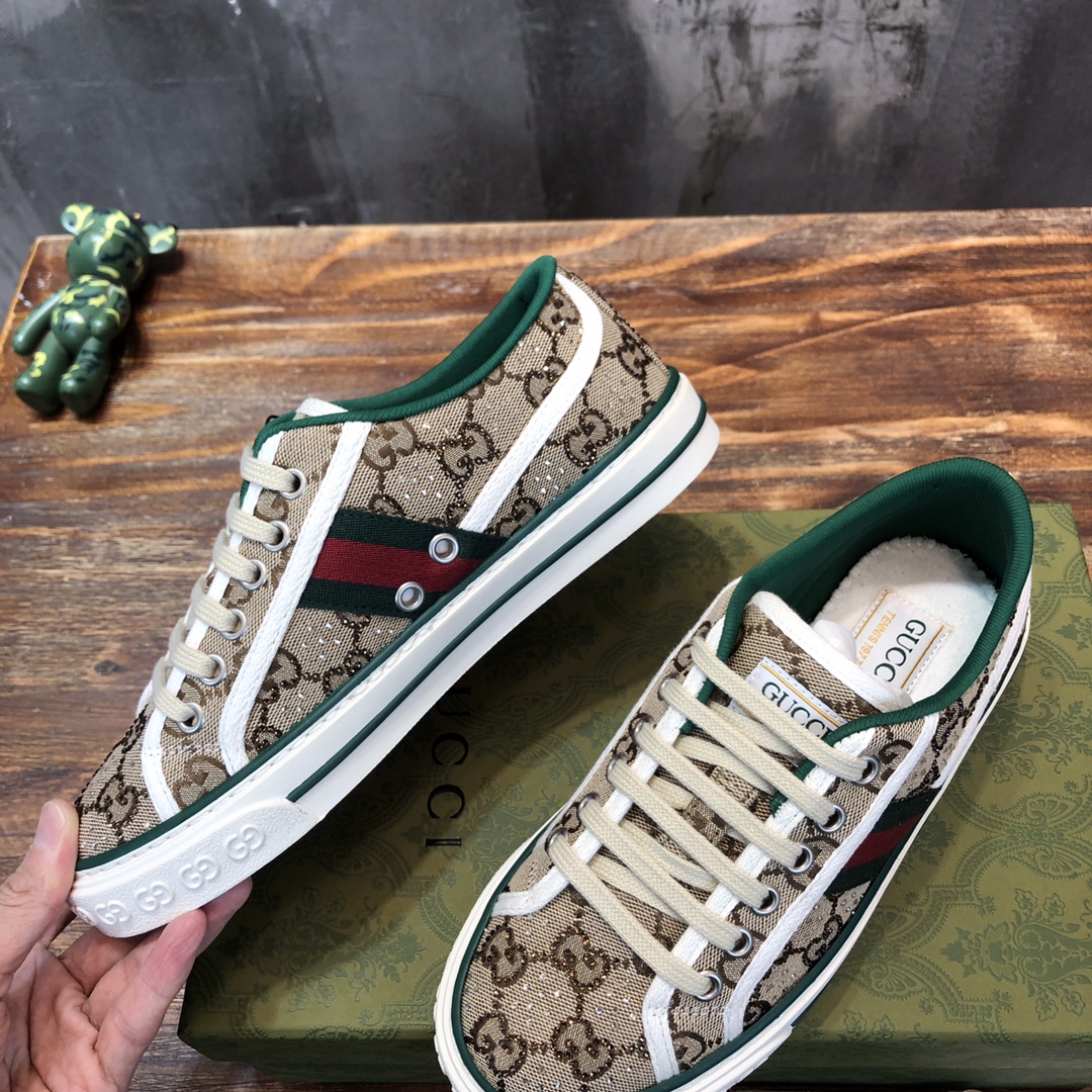 Gucci Tennis 1977 GG Multicolour Sneaker - DesignerGu