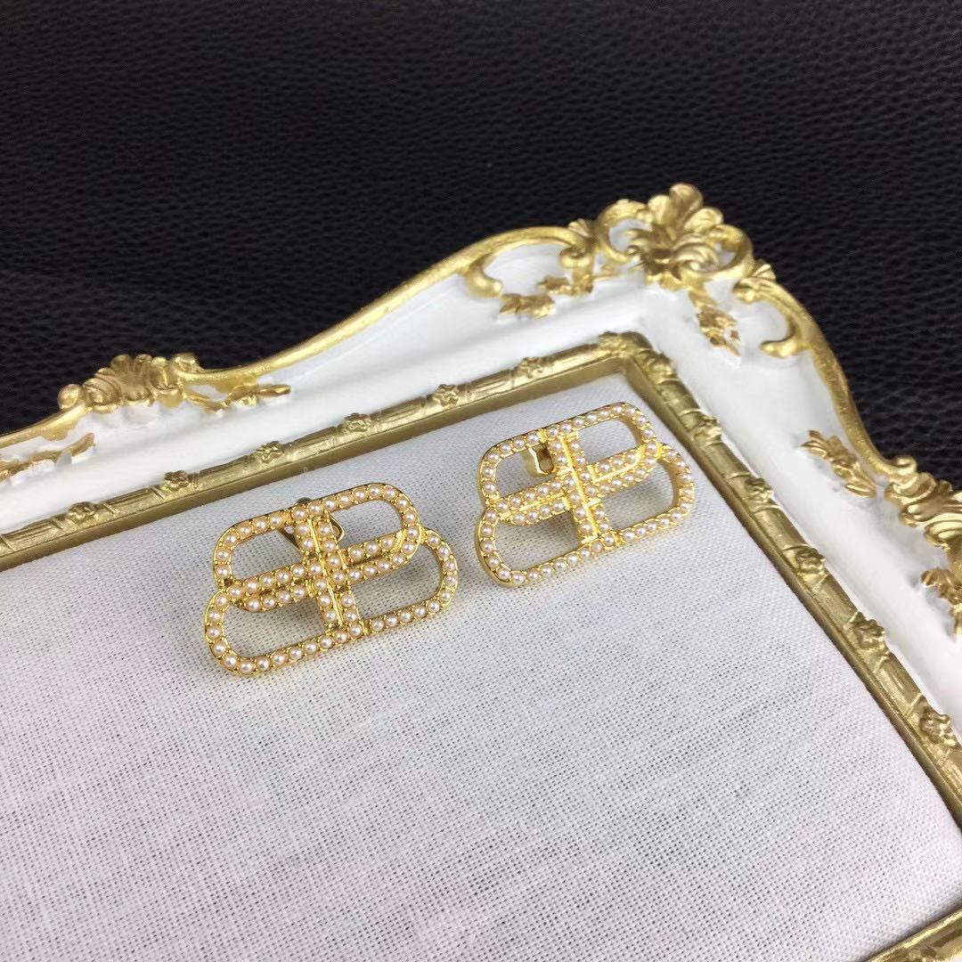 Balenciaga BB 2.0 Earrings - DesignerGu