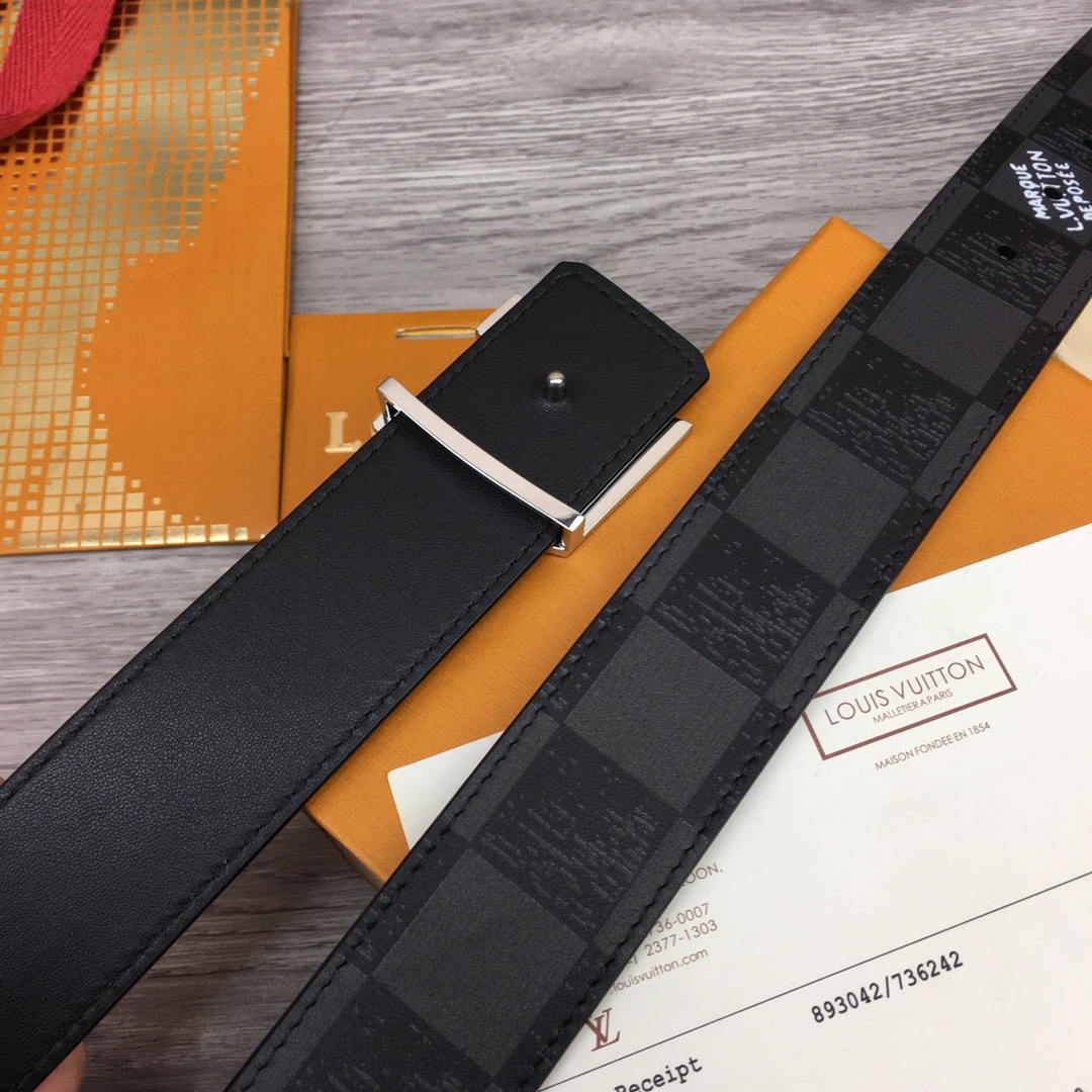 Louis Vuitton Shape 40MM Reversible Belt - DesignerGu