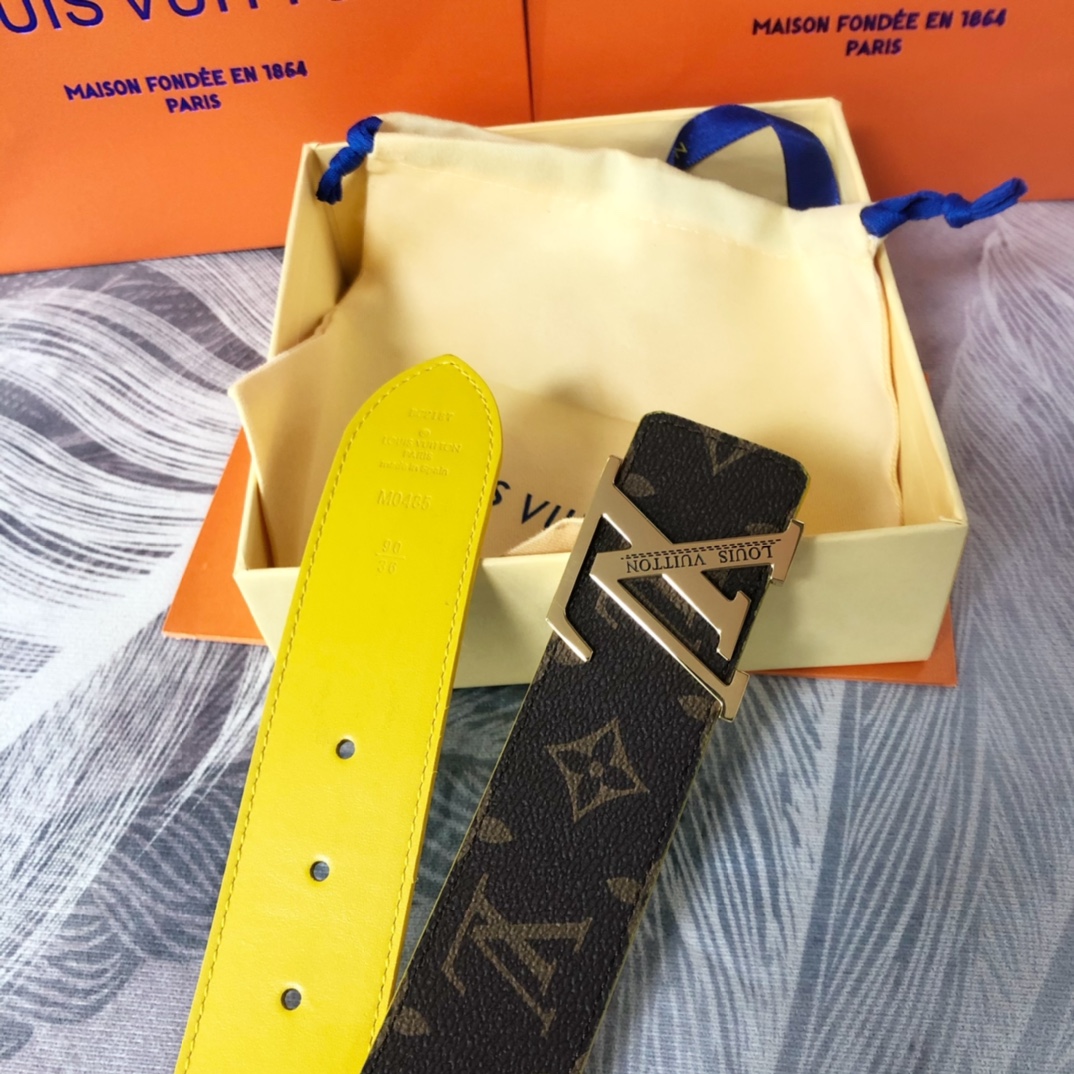 Louis Vuitton LV Pyramide Cities Exclusive 40MM Reversible Belt—London - DesignerGu