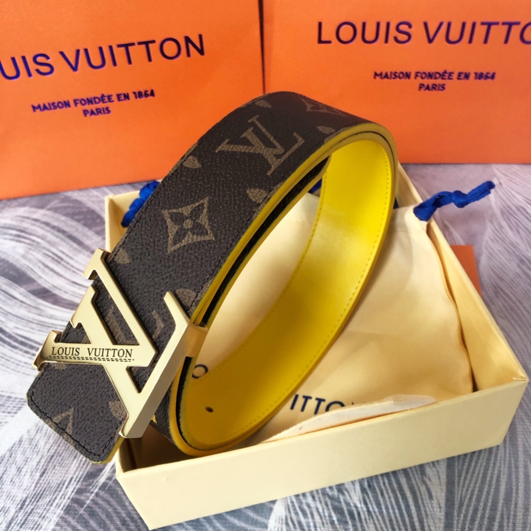 Louis Vuitton LV Pyramide Cities Exclusive 40MM Reversible Belt—London - DesignerGu