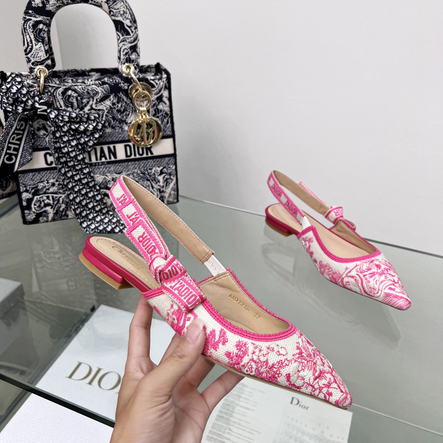 Dior J'adior Slingback Ballerina Flat - DesignerGu