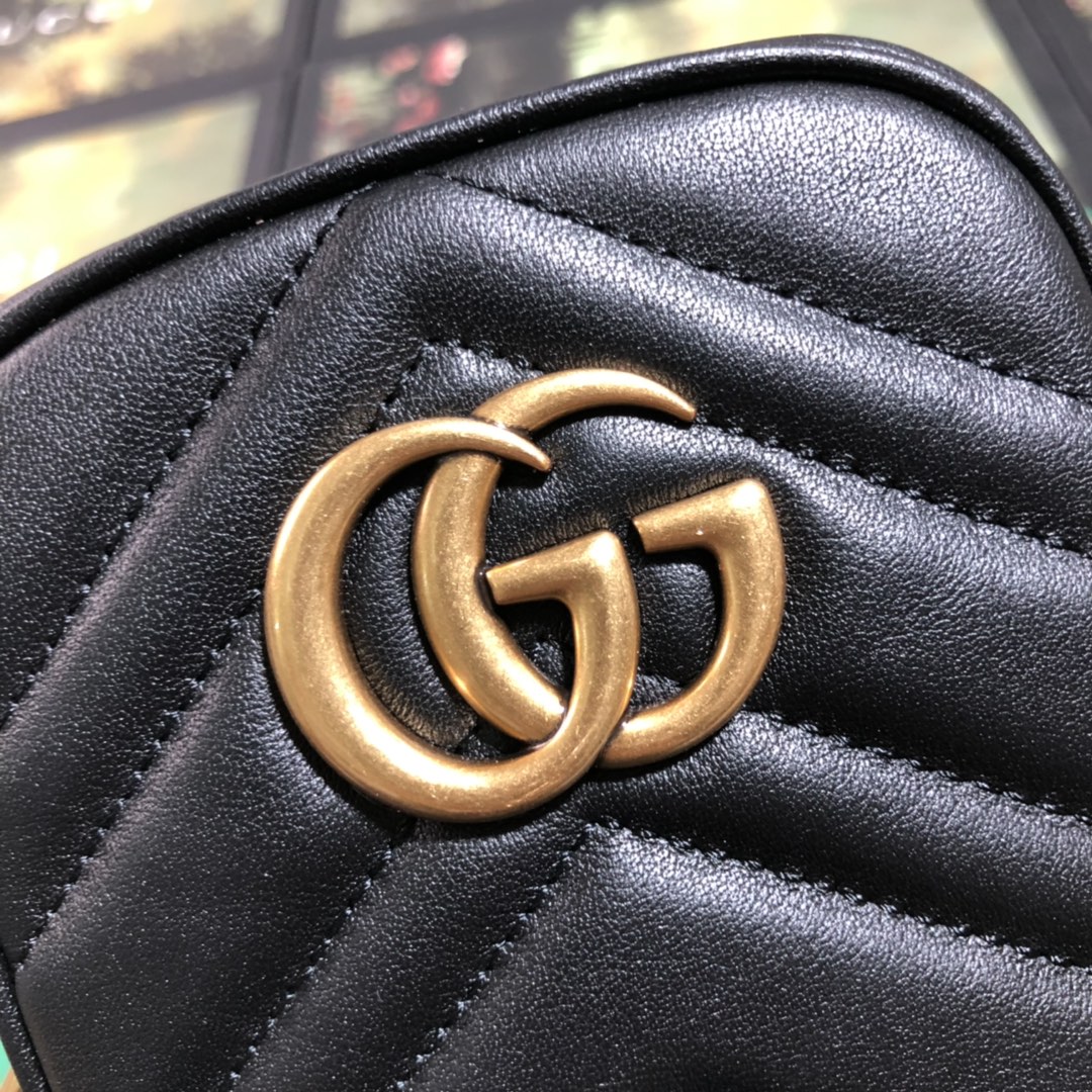 Gucci GG Marmont Mini Bag(10.5-17-5cm) - DesignerGu