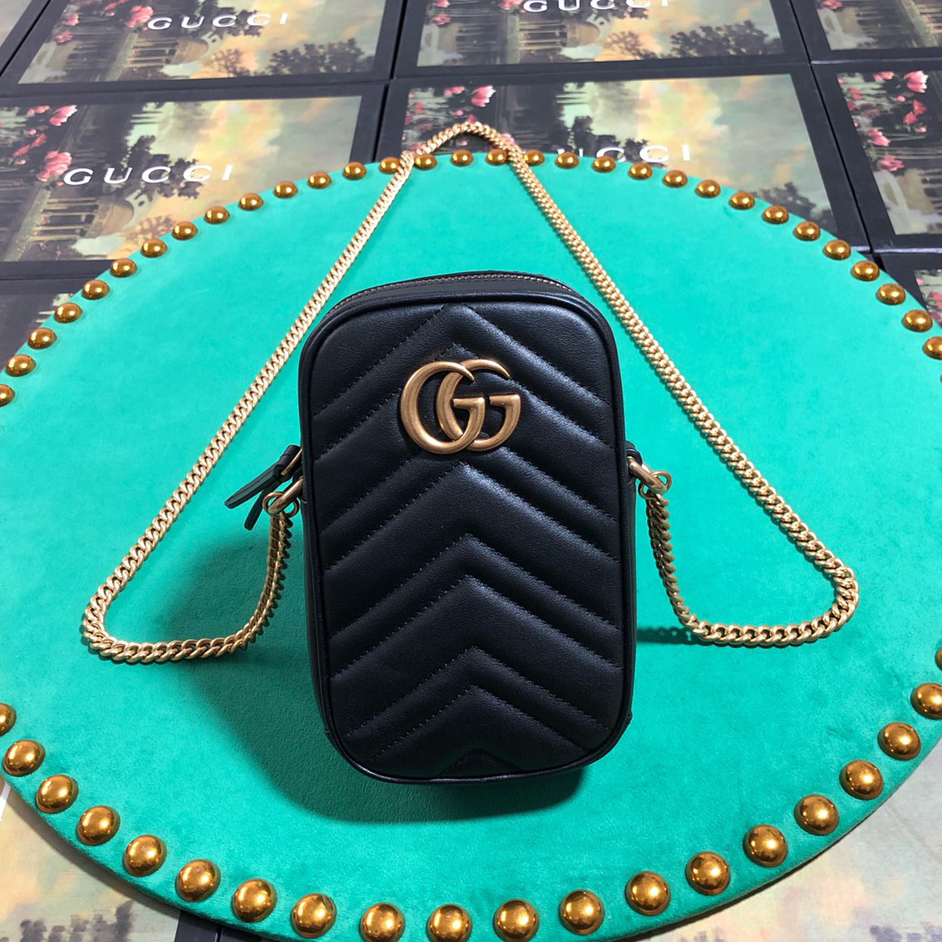 Gucci GG Marmont Mini Bag(10.5-17-5cm) - DesignerGu