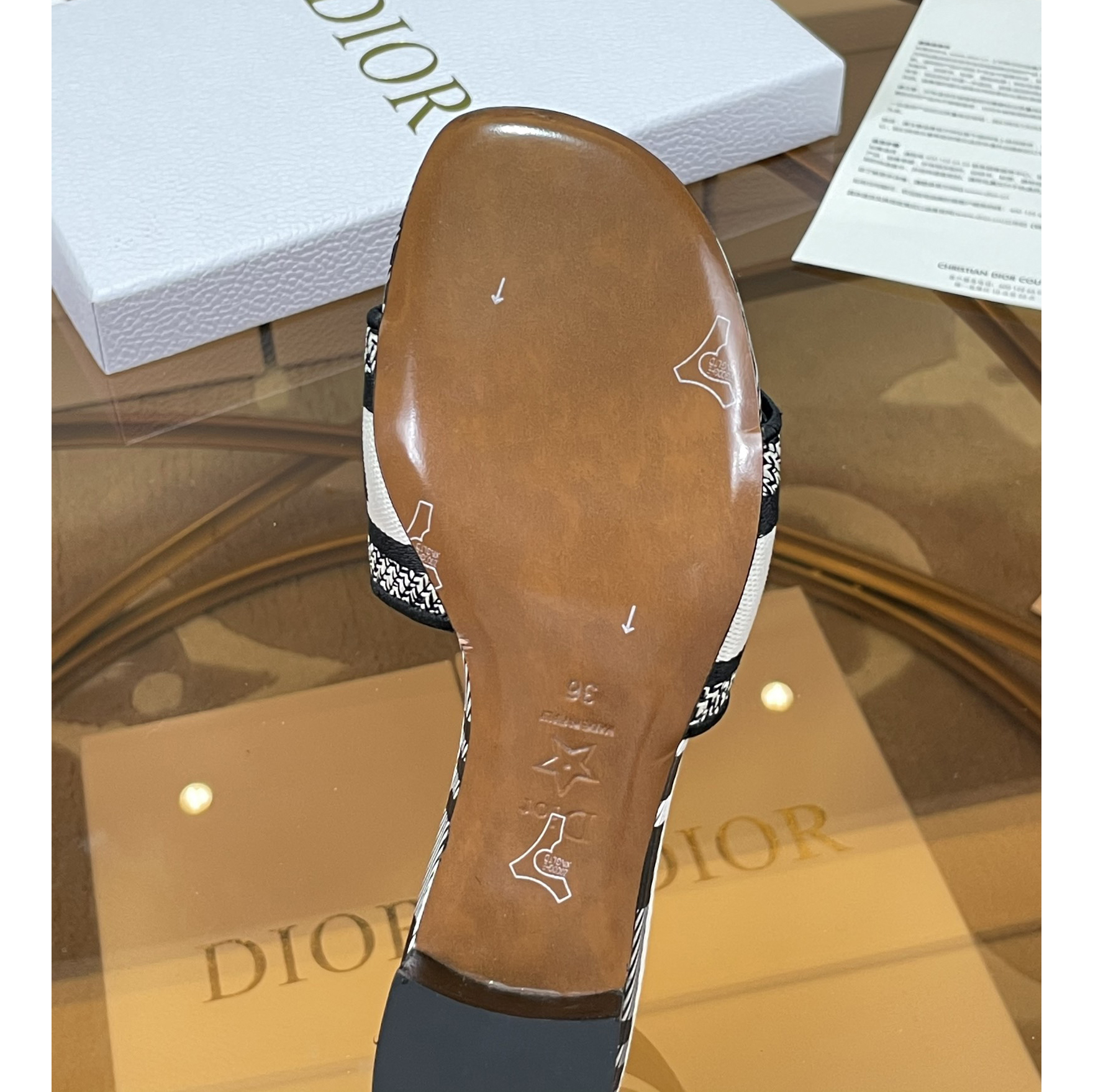 Dior Dway Heeled Slide - DesignerGu