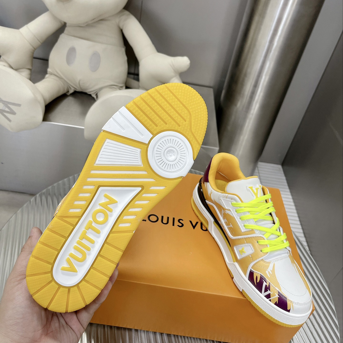 Louis Vuitton LV  Trainer Sneaker      - DesignerGu