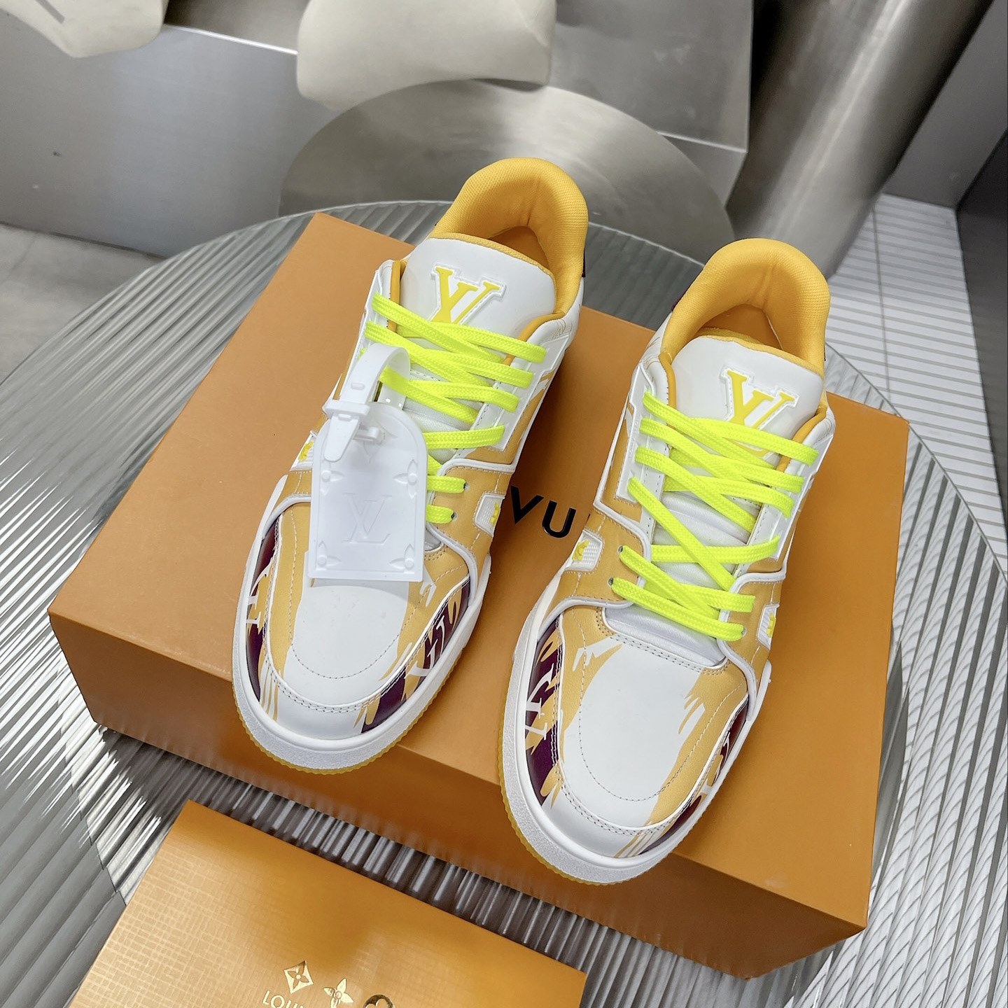 Louis Vuitton LV  Trainer Sneaker      - DesignerGu