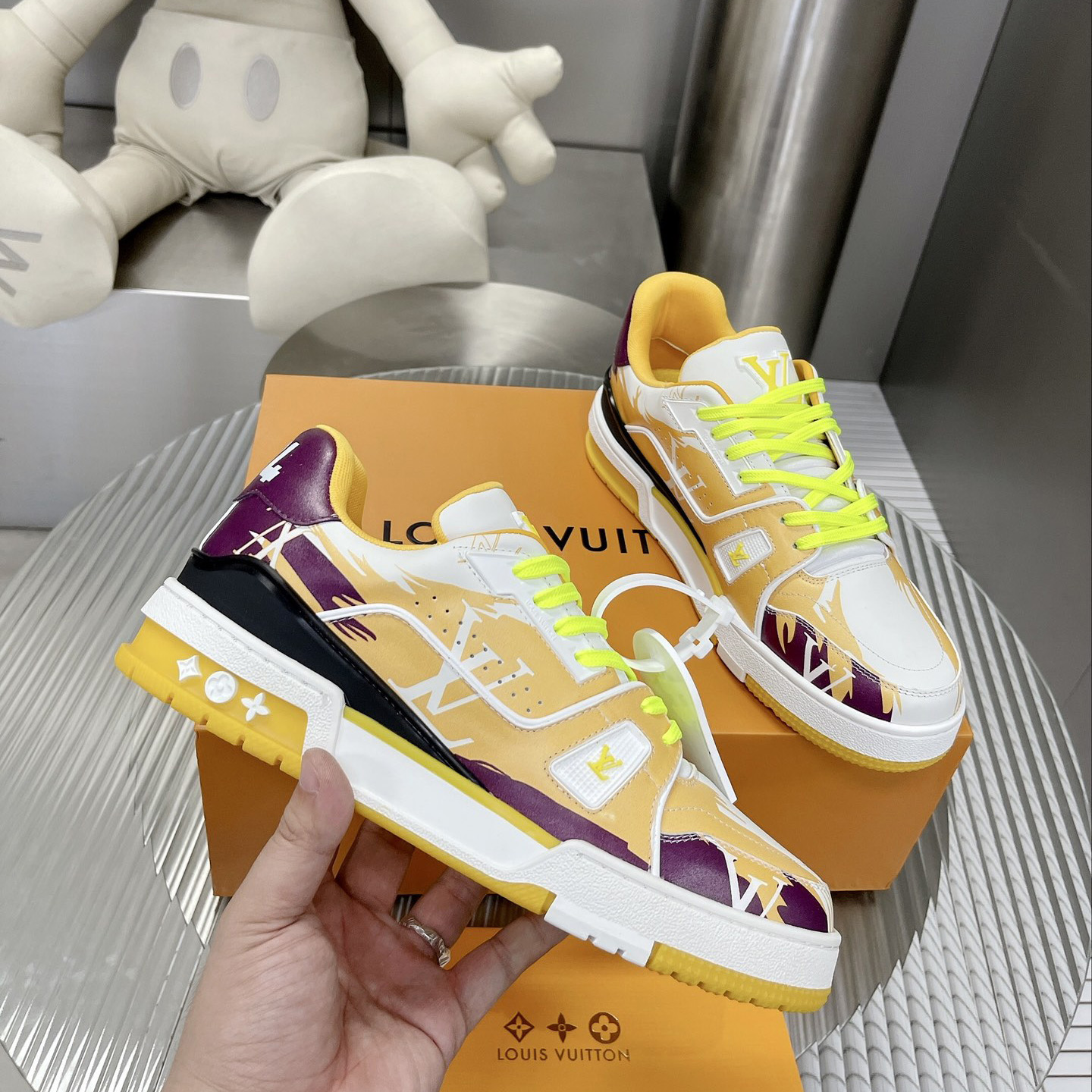 Louis Vuitton LV  Trainer Sneaker      - DesignerGu