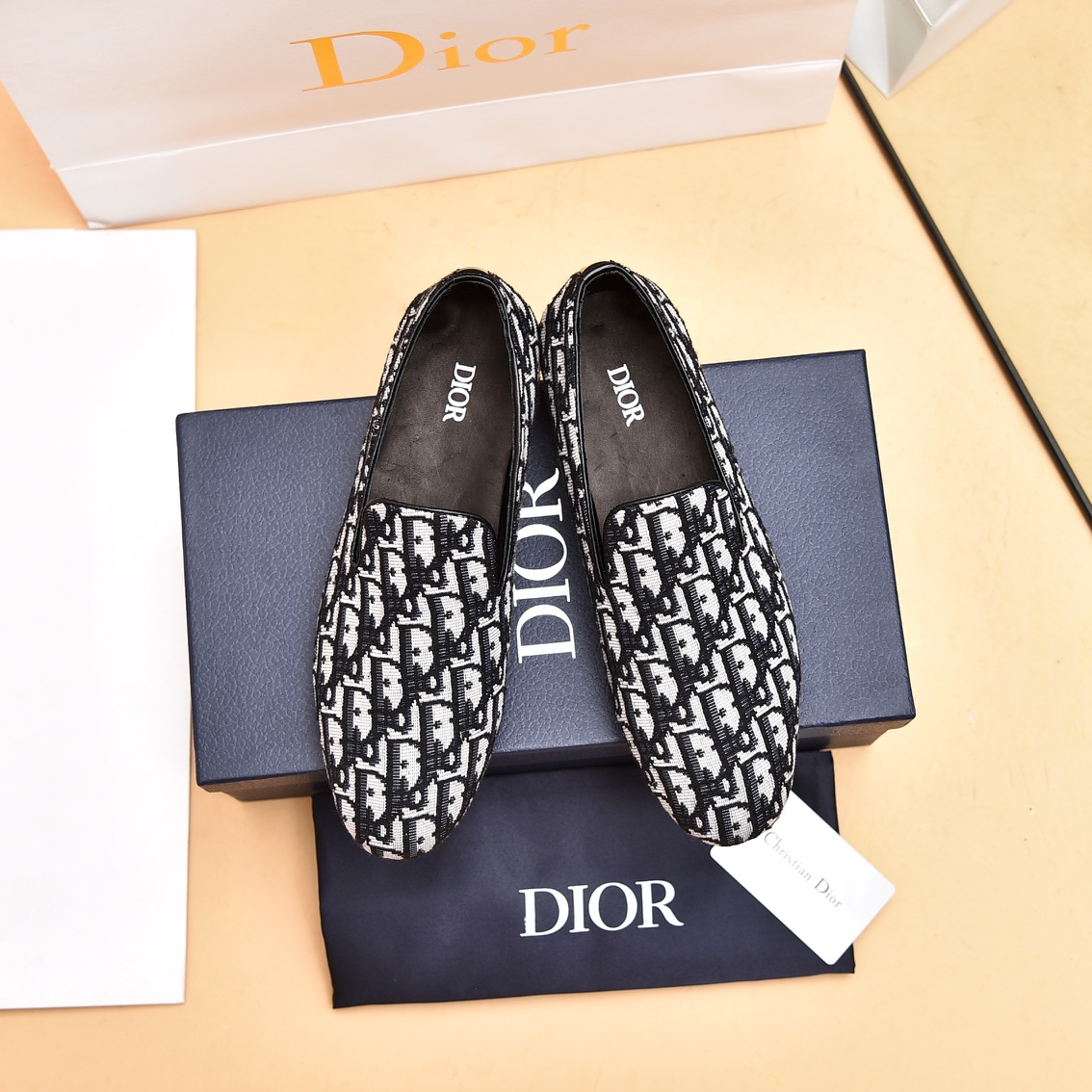 Dior Obique Jacquard Loafer - DesignerGu