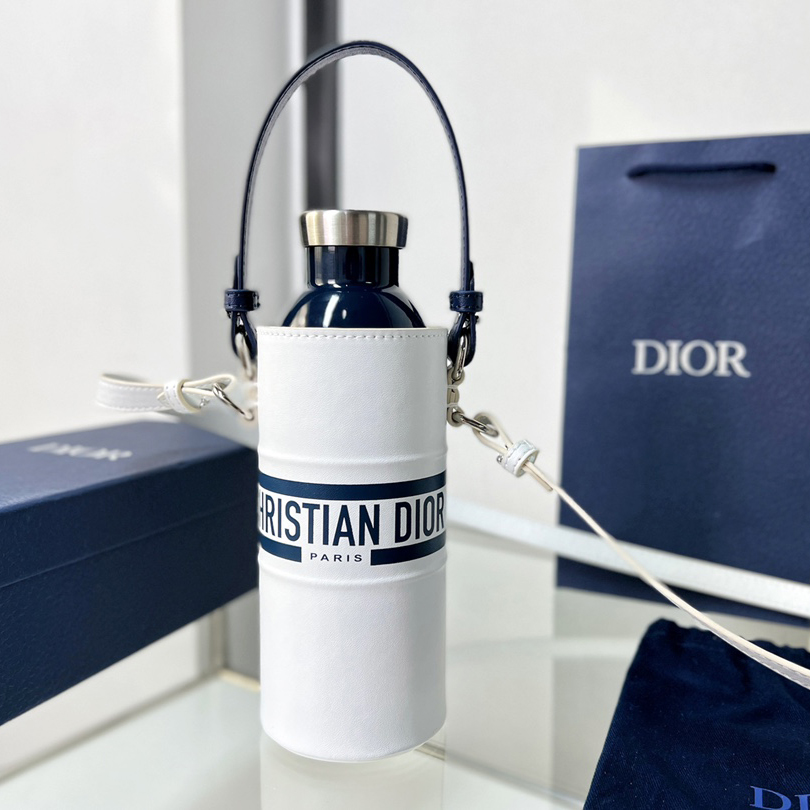 Dior Vibe Bottle Holder White Calfskin - DesignerGu