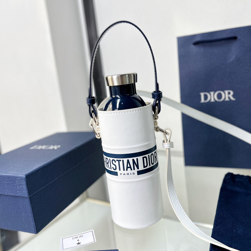 Dior Vibe Bottle Holder White Calfskin - DesignerGu