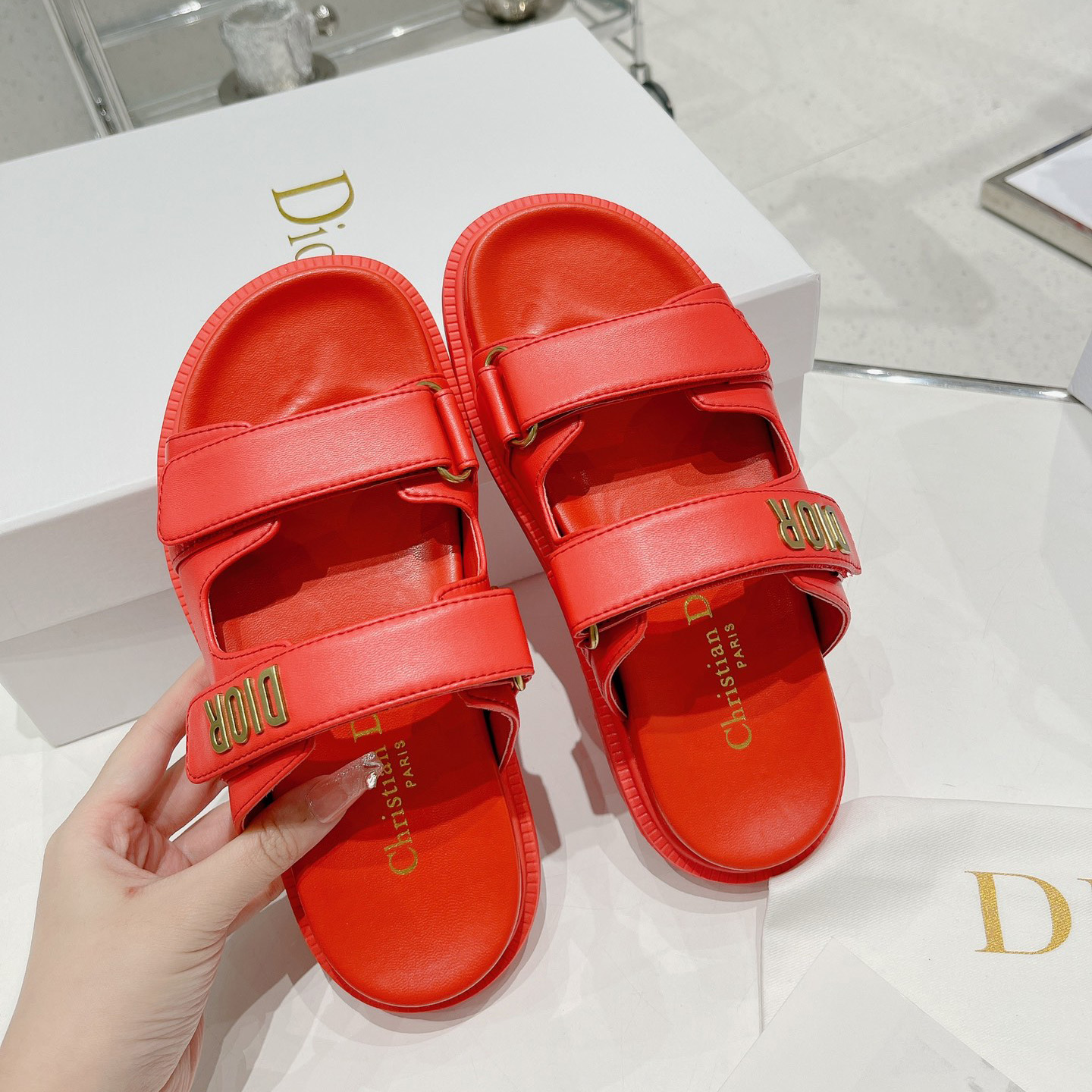Dior Women Dioract Sandal - DesignerGu