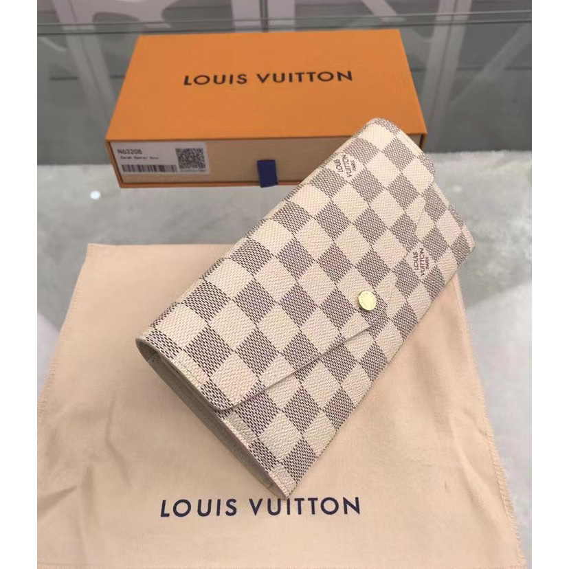 Louis Vuitton Sarah Wallet(19-10.5-2.5cm)     N63208 - DesignerGu