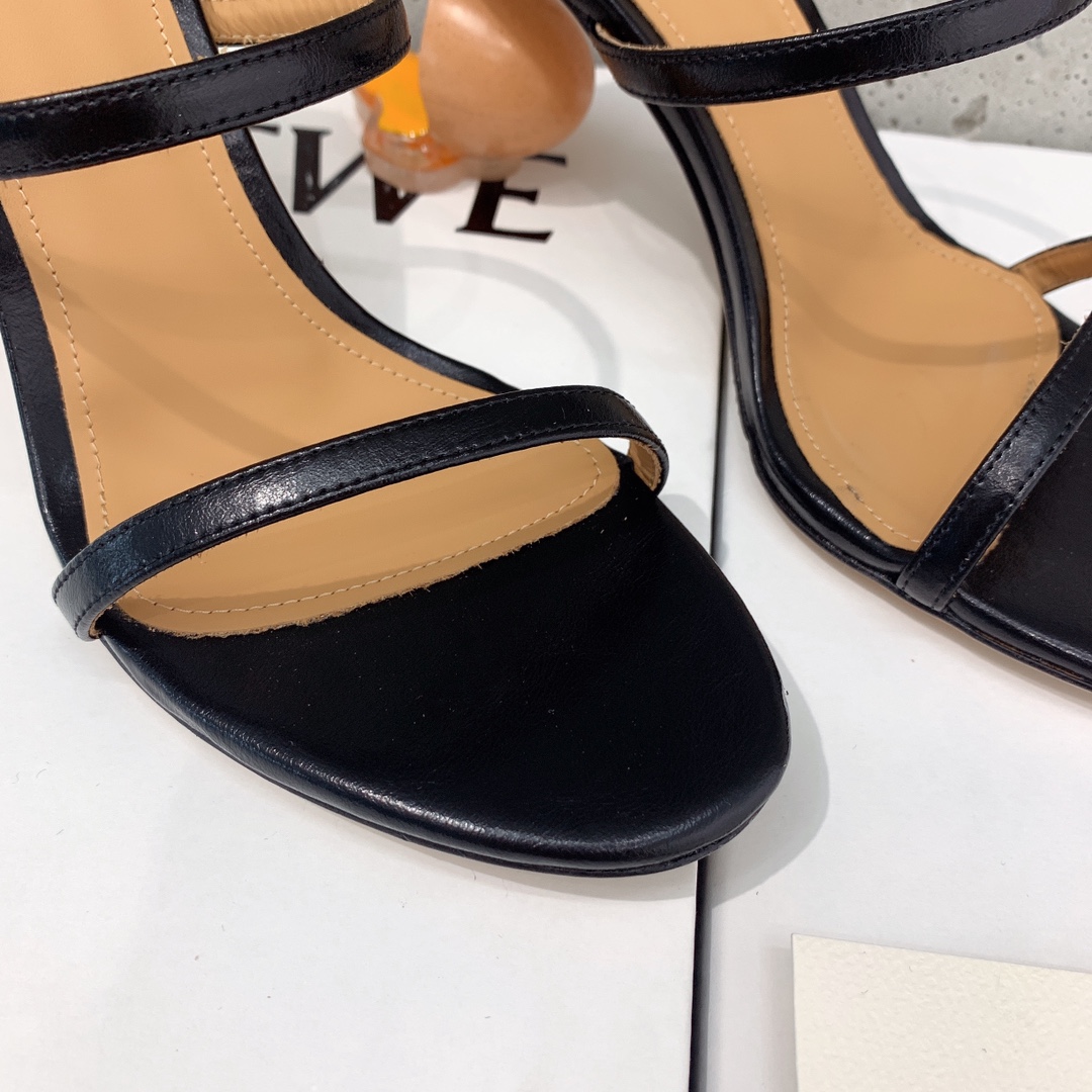 Loewe Broken Egg Sandal In Goatskin - DesignerGu