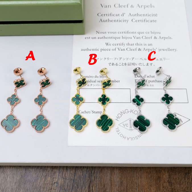 Van Cleef & Arpels Magic Alhambra Earrings, 3 Motifs - DesignerGu