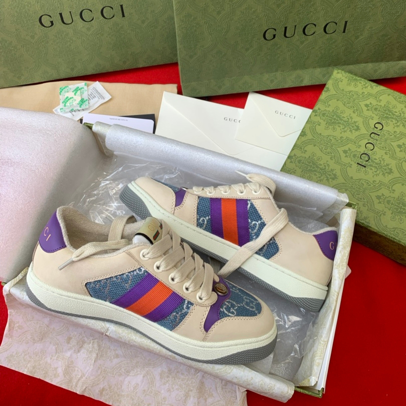 Gucci women's & Men's Screener Sneaker With We - DesignerGu