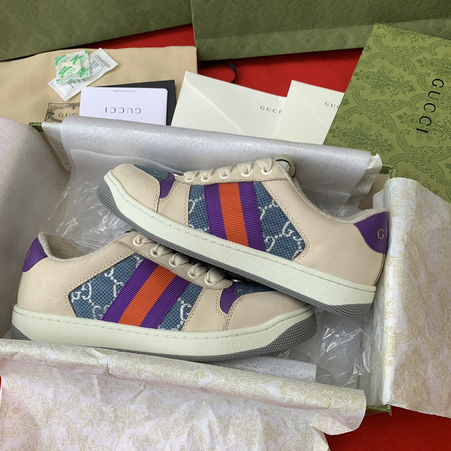 Gucci women's & Men's Screener Sneaker With We - DesignerGu