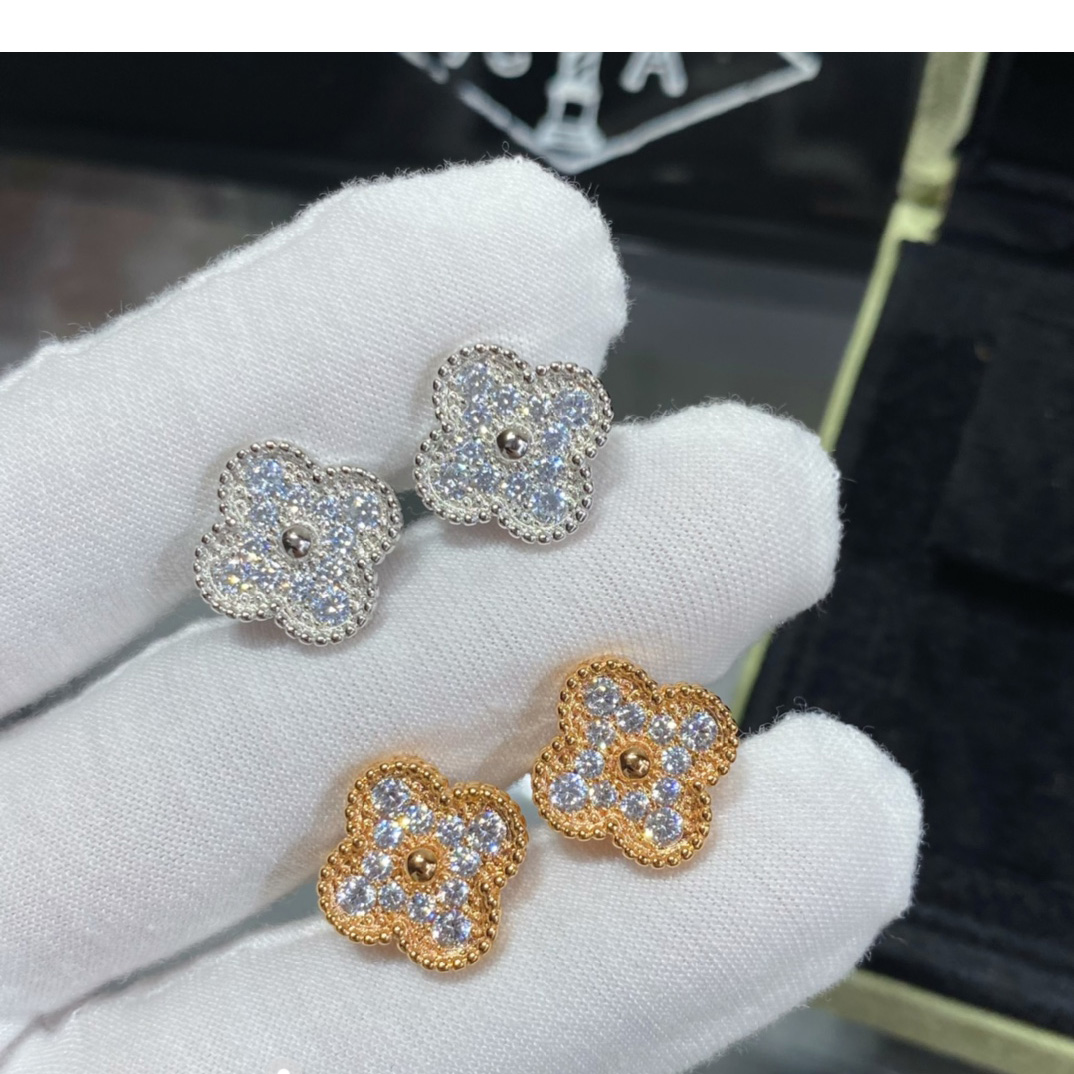 Van Cleef & Arpels Vintage Alhambra Earrings - DesignerGu