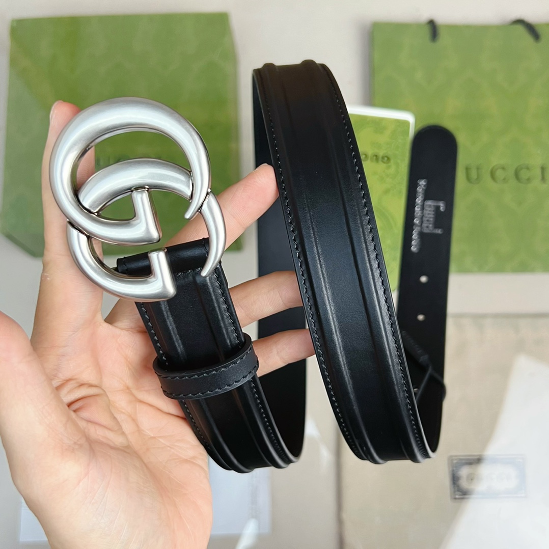 Gucci Belt With GG Buckle - DesignerGu