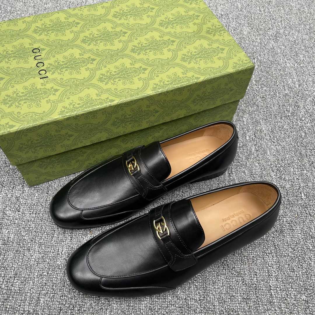 Gucci Men's Loafer With Interlocking G(Upon UK Size) - DesignerGu