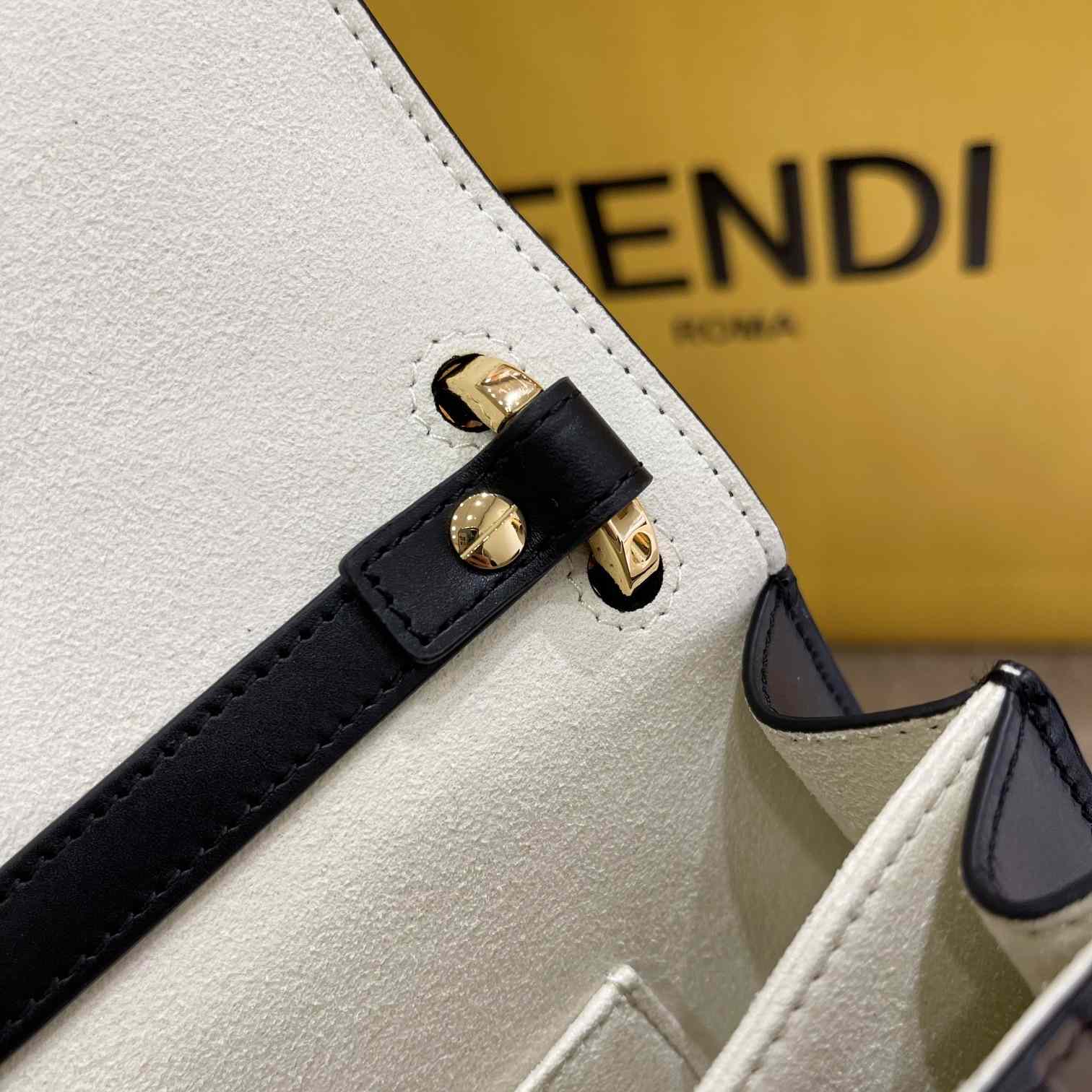 Fendi Kan U Small Brown Leather Mini-Bag - DesignerGu