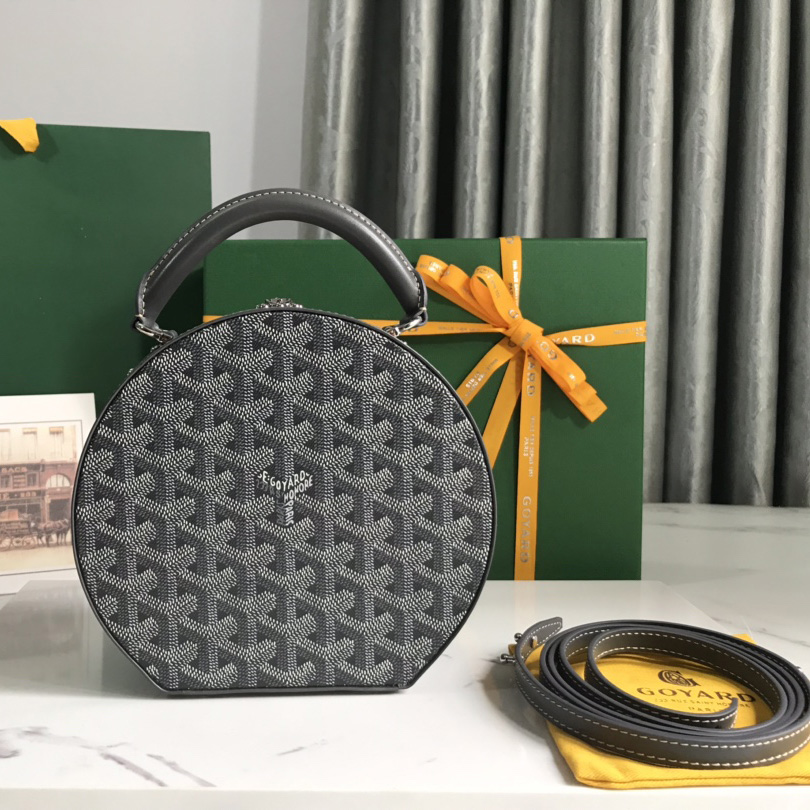 Goyard The Alto Hatbox Trunk Bag(18-16.5-7cm) - DesignerGu