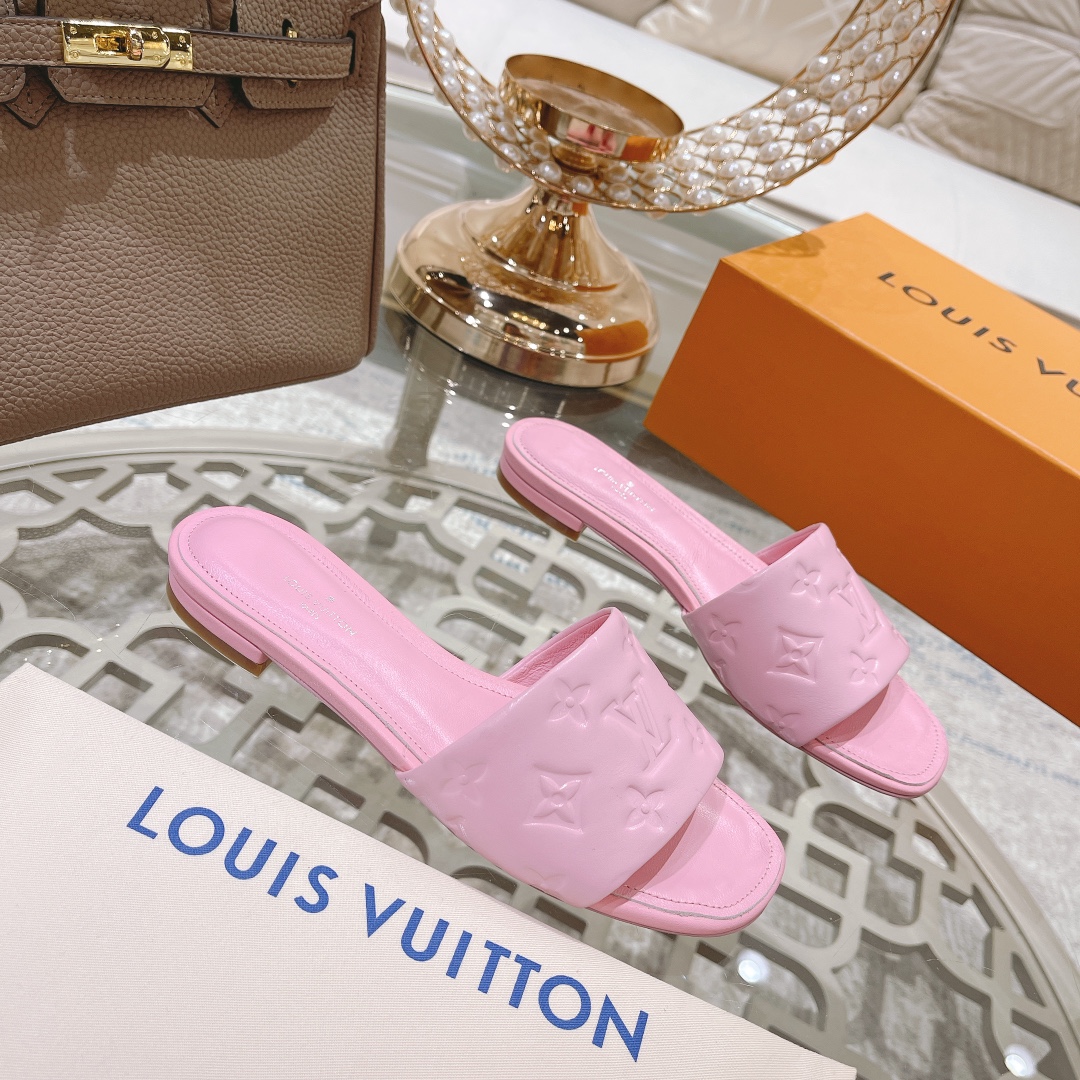 Louis Vuitton Revival Flat Mule     1AAEP0 - DesignerGu