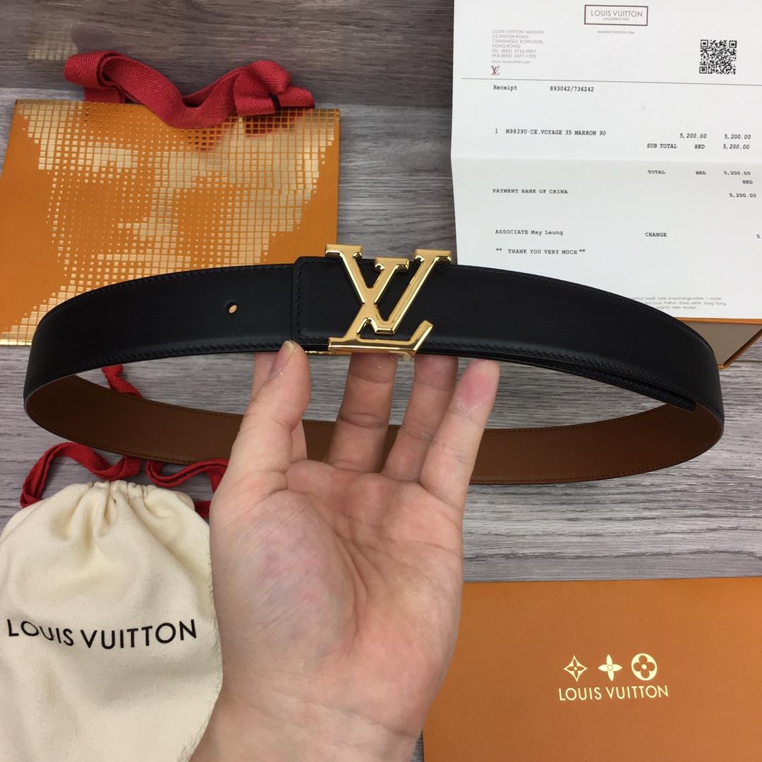 Louis Vuitton  LV Mirror 35MM Reversible Belt - DesignerGu