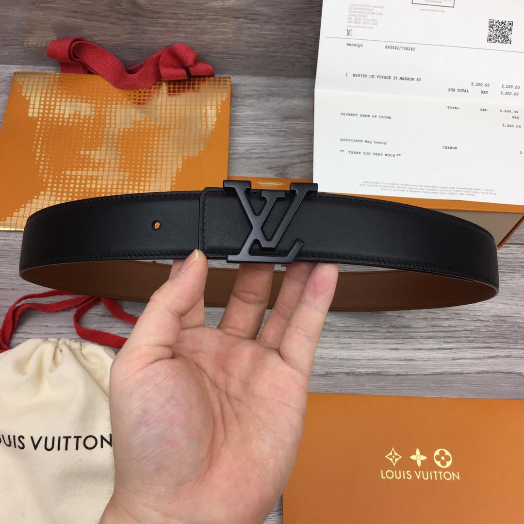 Louis Vuitton  LV Mirror 35MM Reversible Belt - DesignerGu