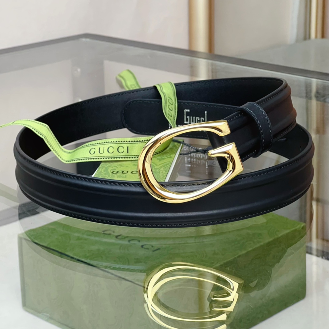 Gucci Belt With G Buckle - DesignerGu