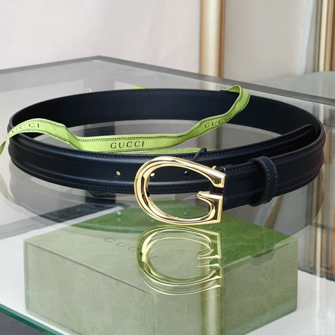 Gucci Belt With G Buckle - DesignerGu