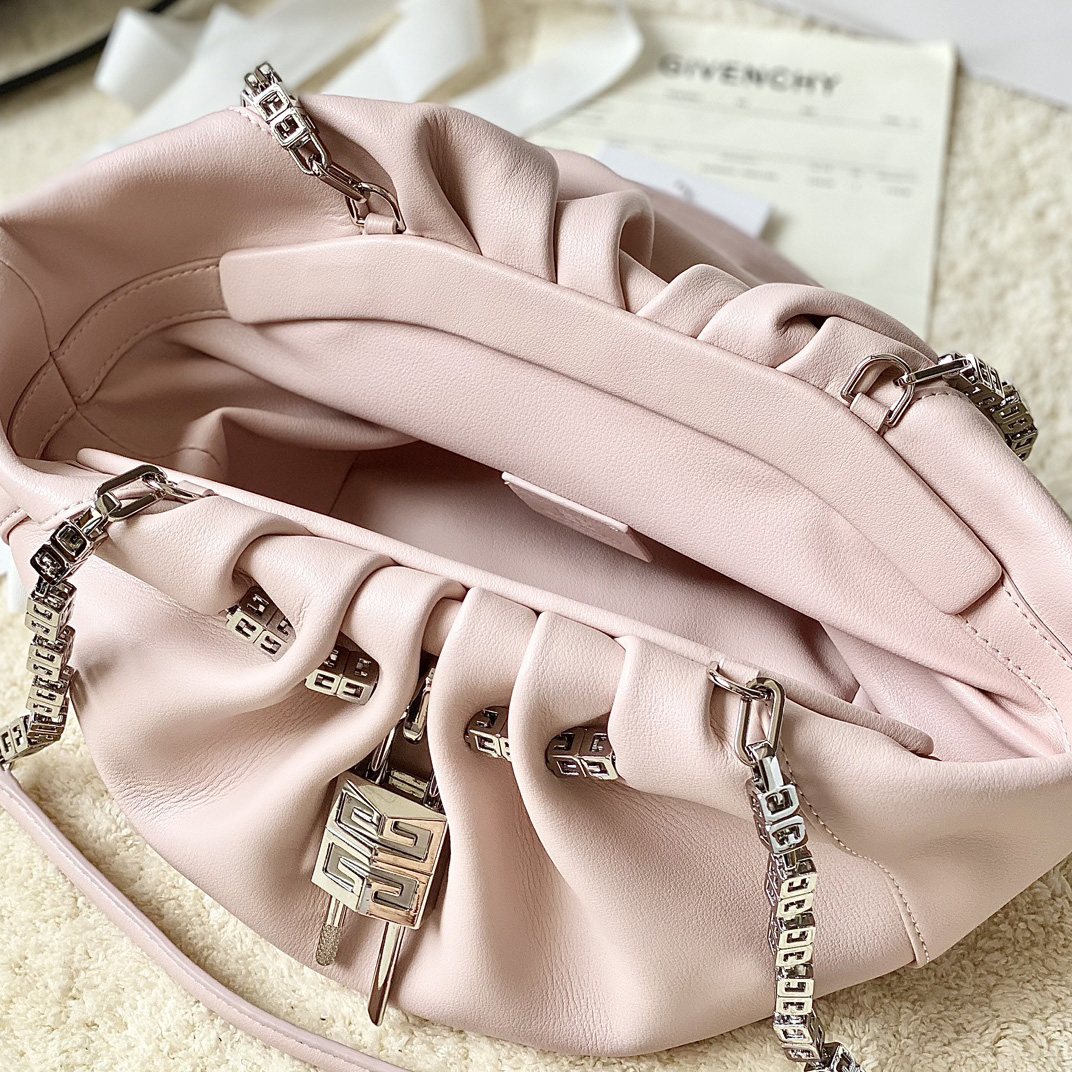 Givenchy Small Kenny Bag In Smooth Leather - Blossom Pink(32-22-17cm) - DesignerGu