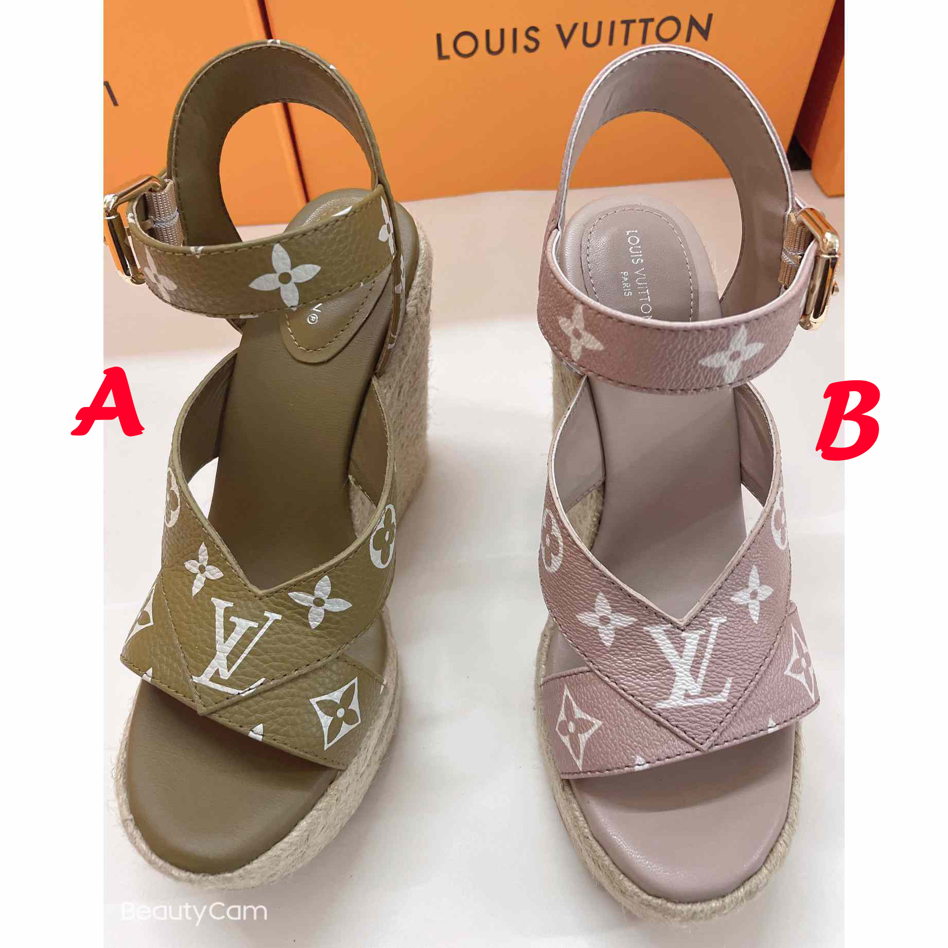 Louis Vuitton Starboard Wedge Sandal      1AA1G3 - DesignerGu