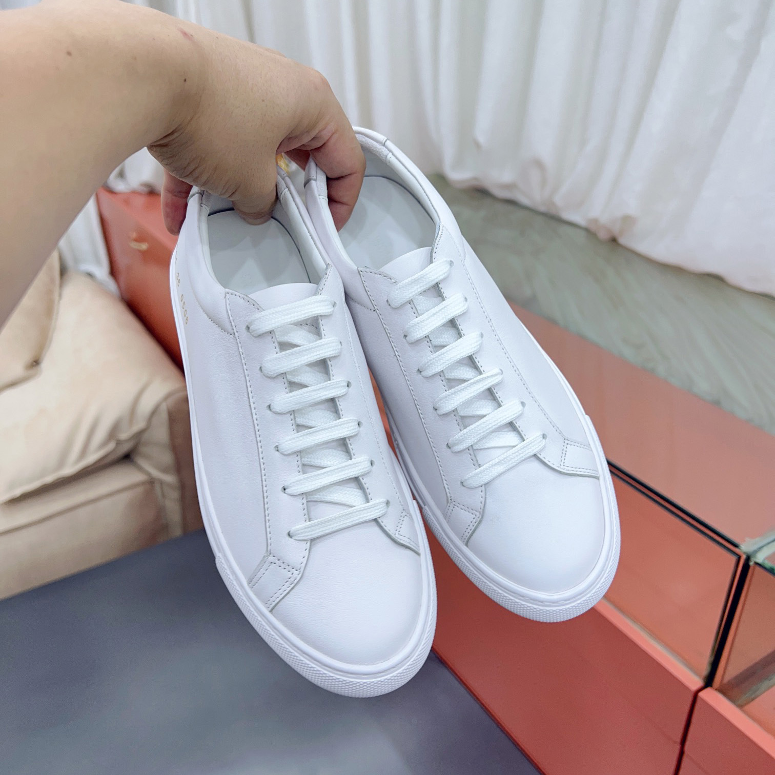 Common Projects Achilles Suede Sneakers - DesignerGu