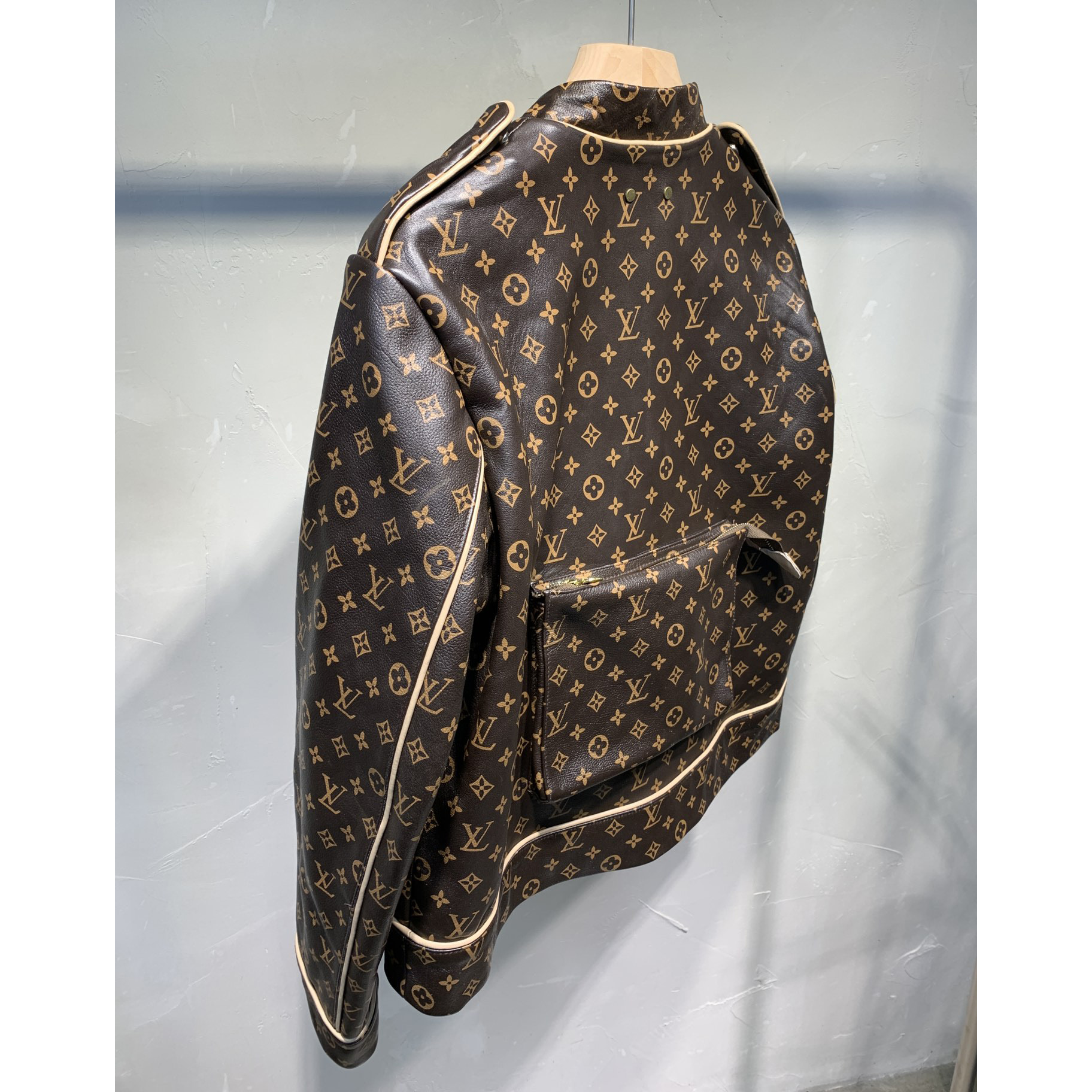 Louis Vuitton Monogram Embossed Utility Jacket - DesignerGu