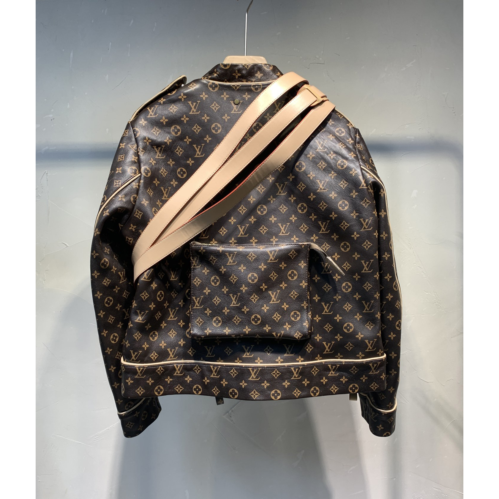 Louis Vuitton Monogram Embossed Utility Jacket - DesignerGu