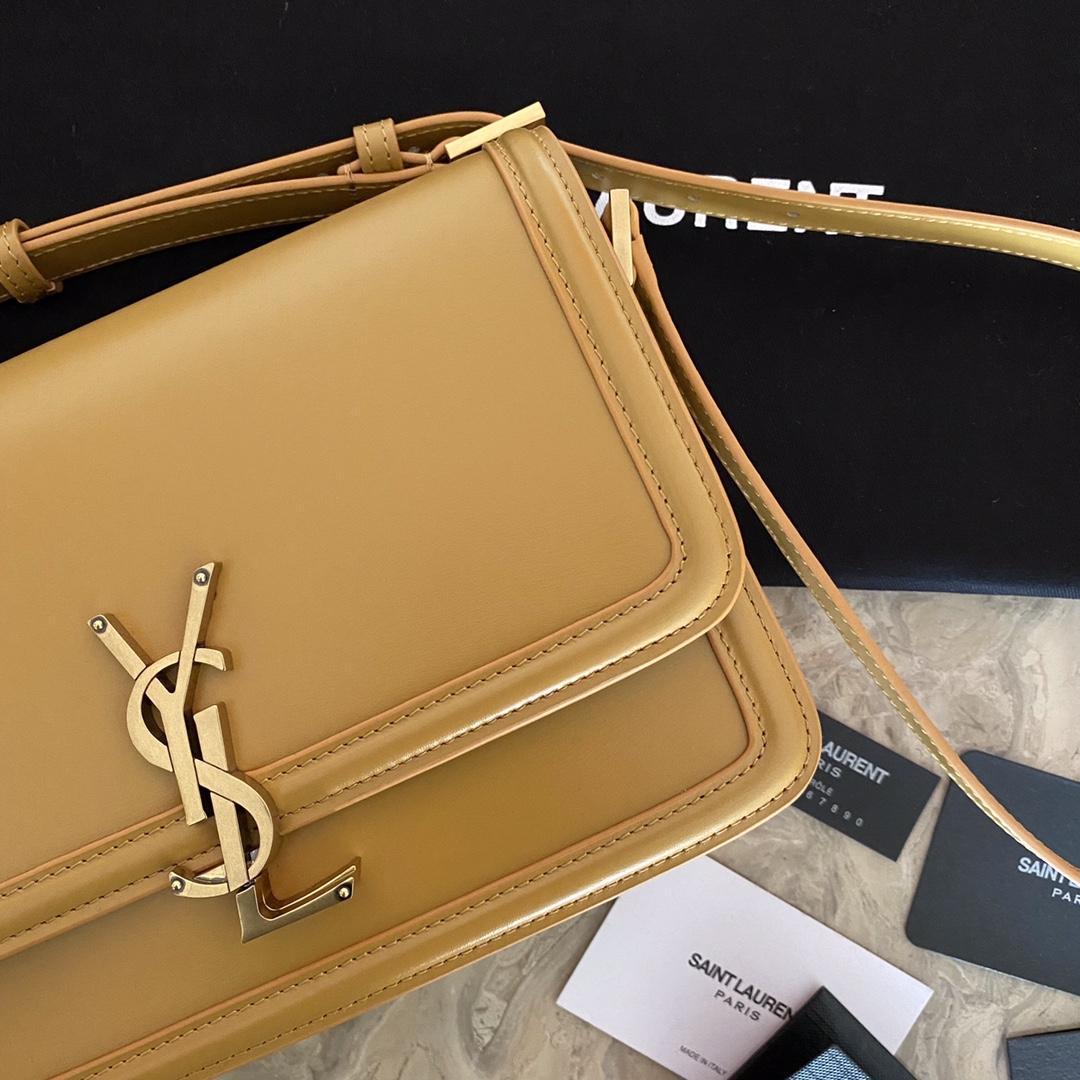 Saint Laurent Solferino Medium Satchel In Box Saint Laurent Leather(23-16-6cm) - DesignerGu