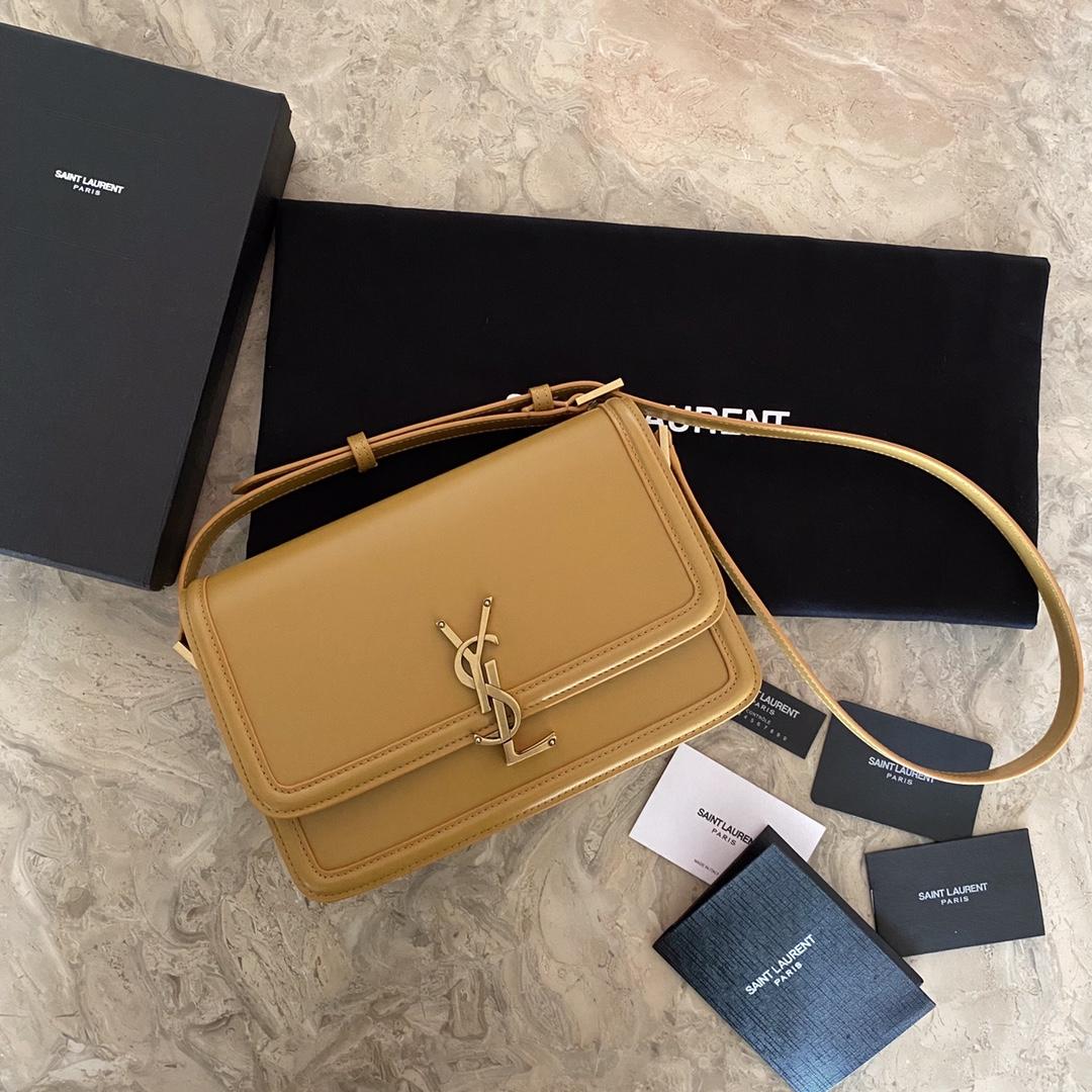 Saint Laurent Solferino Medium Satchel In Box Saint Laurent Leather(23-16-6cm) - DesignerGu