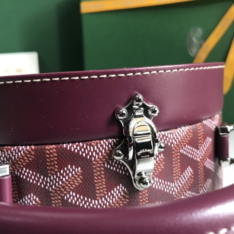 Goyard The Alto Hatbox Trunk Bag(18-16.5-7cm) - DesignerGu