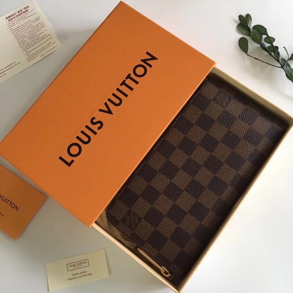 Louis Vuitton Zippy Wallet Vertical (19-10-1cm)     N60015 - DesignerGu