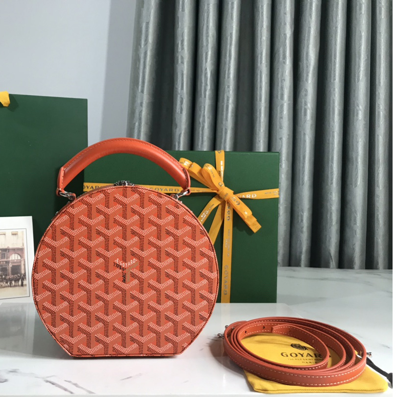 Goyard The Alto Hatbox Trunk Bag(18-16.5-7cm) - DesignerGu