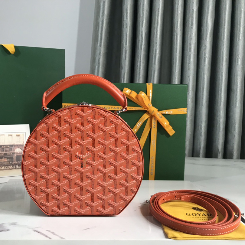 Goyard The Alto Hatbox Trunk Bag(18-16.5-7cm) - DesignerGu