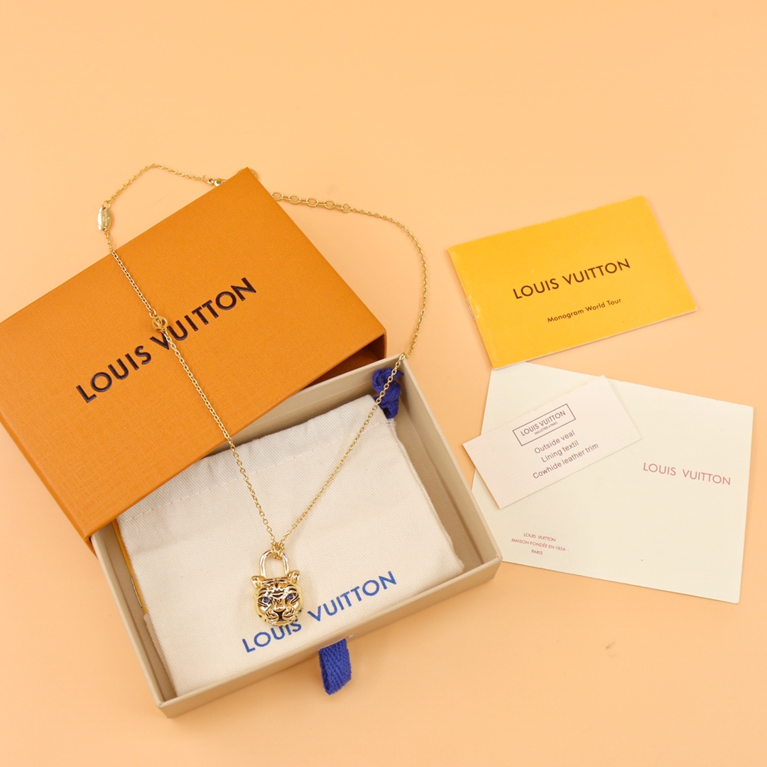 Louis Vuitton My LV Tiger Necklace     M00595 - DesignerGu