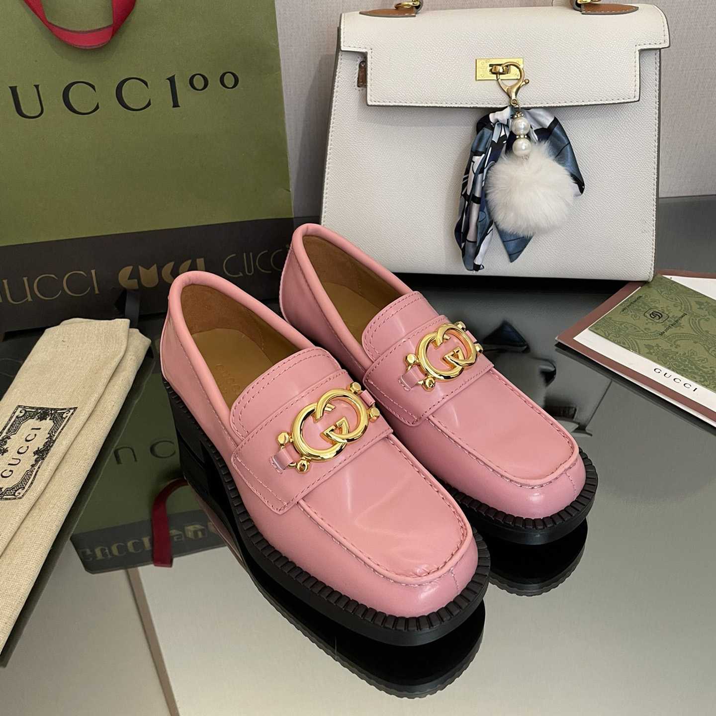 Gucci Women's Loafer With Interlocking G - DesignerGu