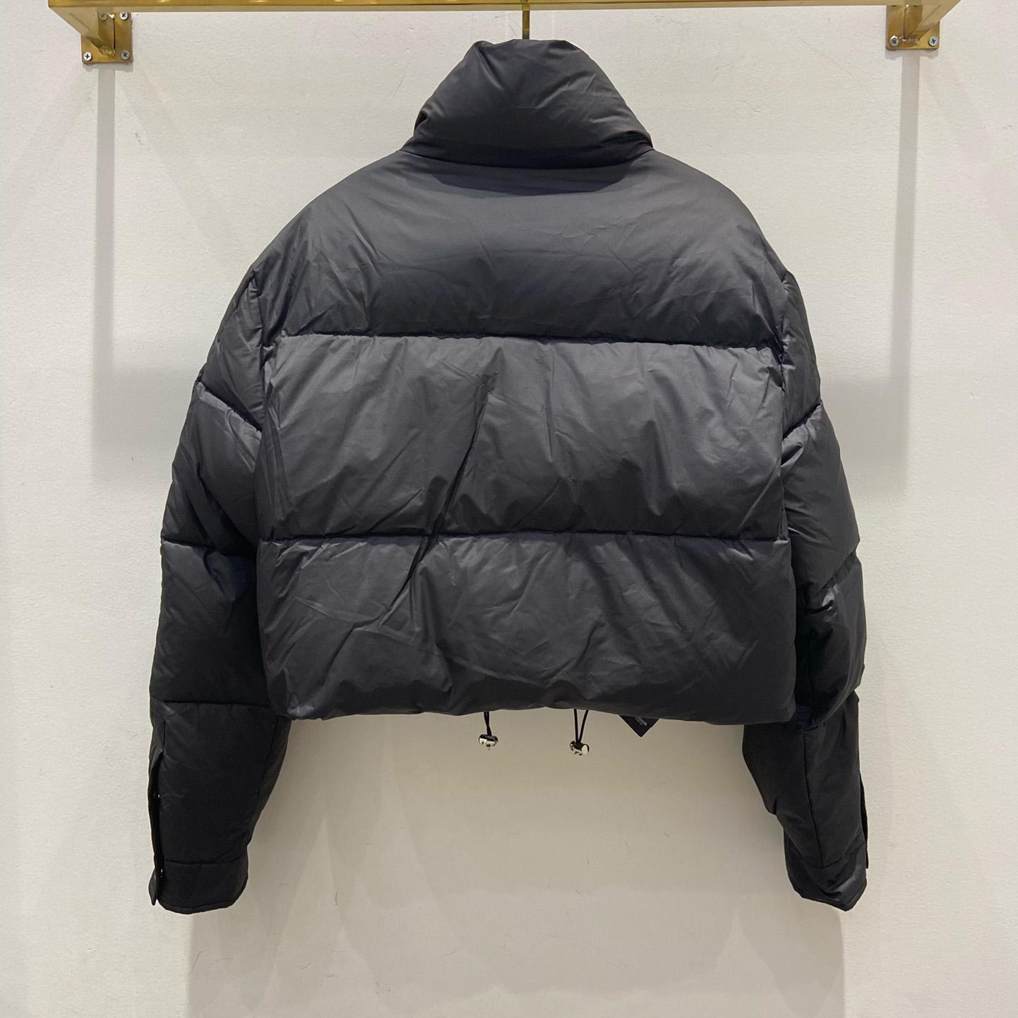 Prada Re-Nylon Cropped Down Jacket - DesignerGu