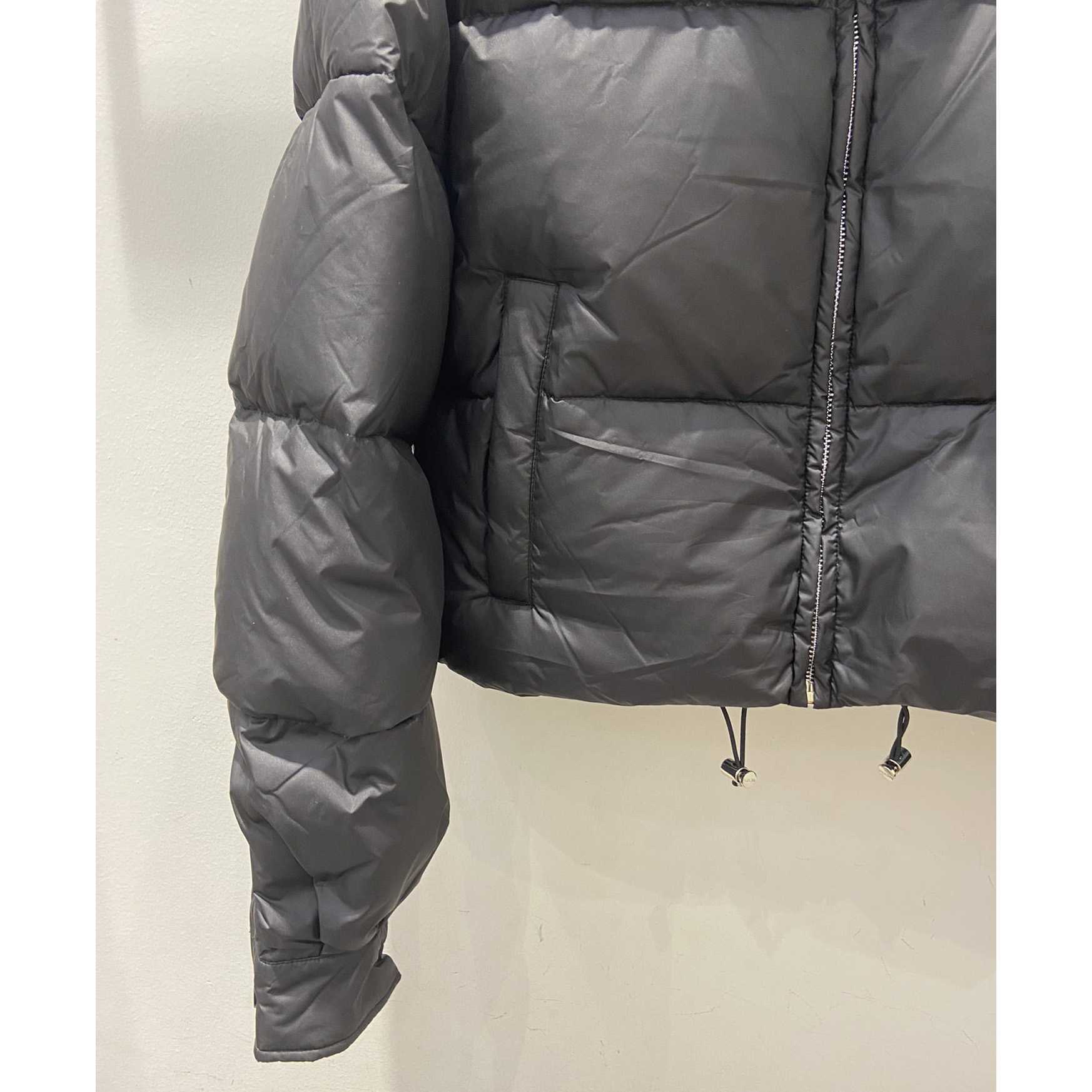 Prada Re-Nylon Cropped Down Jacket - DesignerGu