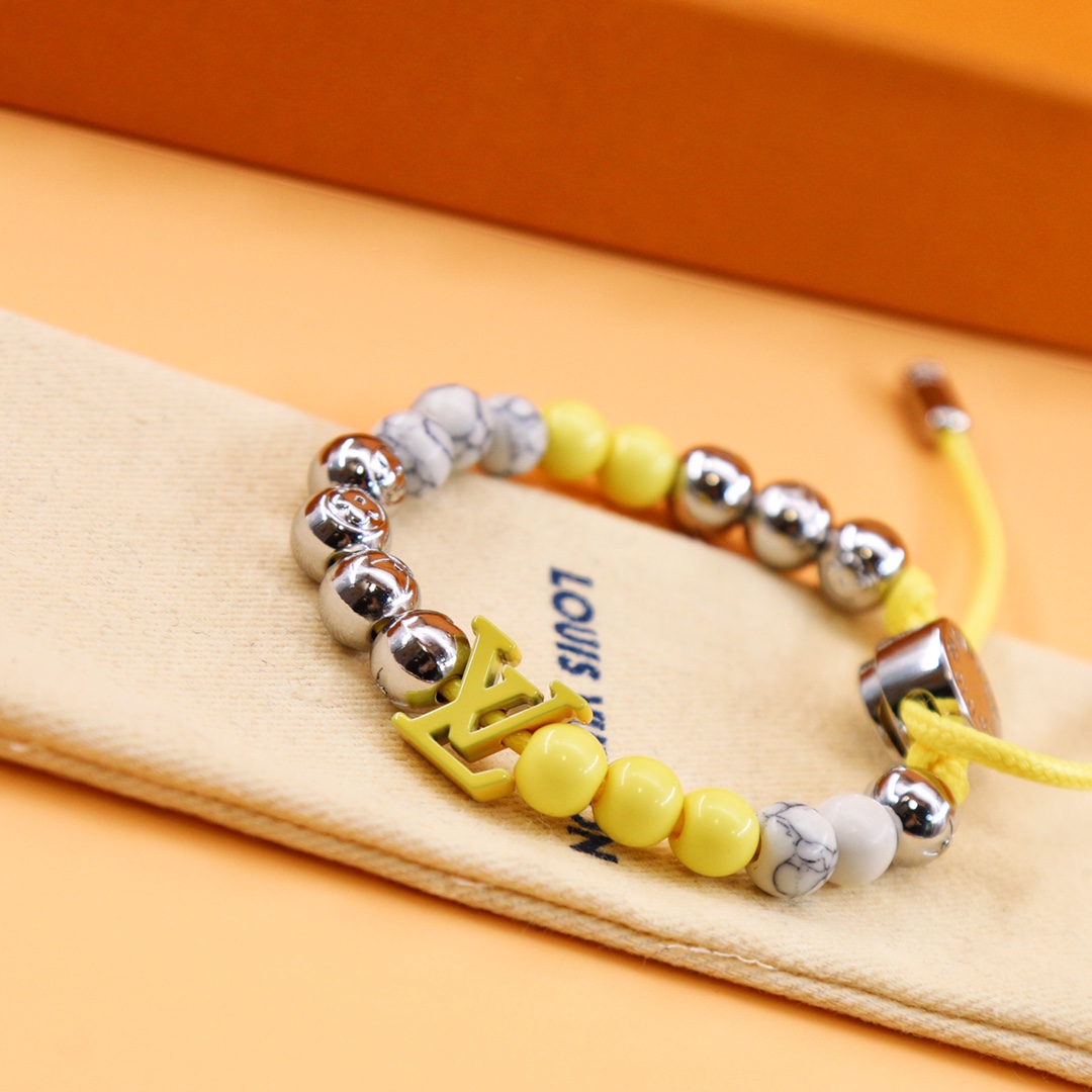 Louis Vuitton Monogram Beads Bracelet   M00510 - DesignerGu