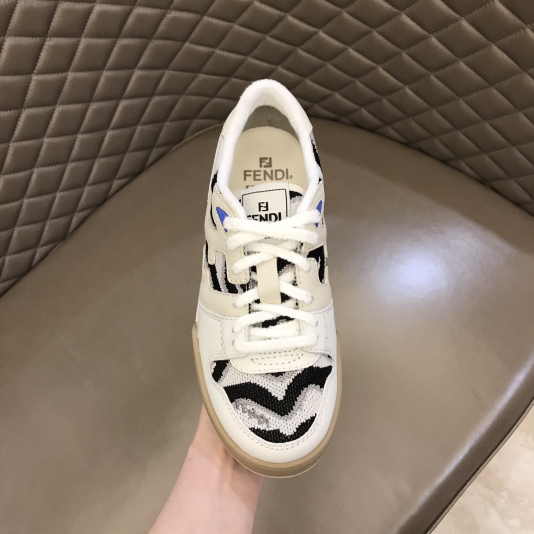 Fendi Match Low-Tops Sneakers - DesignerGu