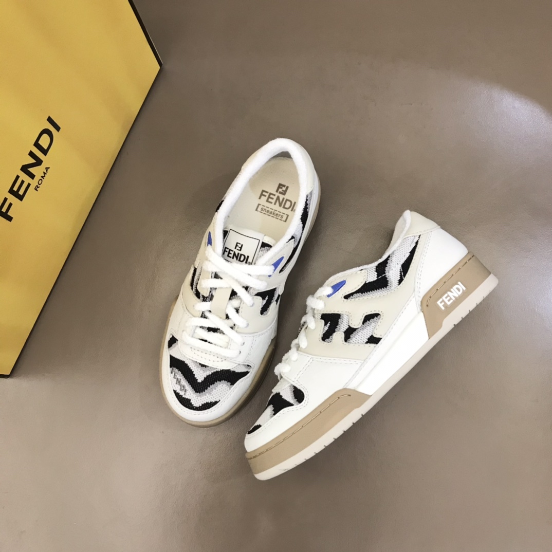 Fendi Match Low-Tops Sneakers - DesignerGu